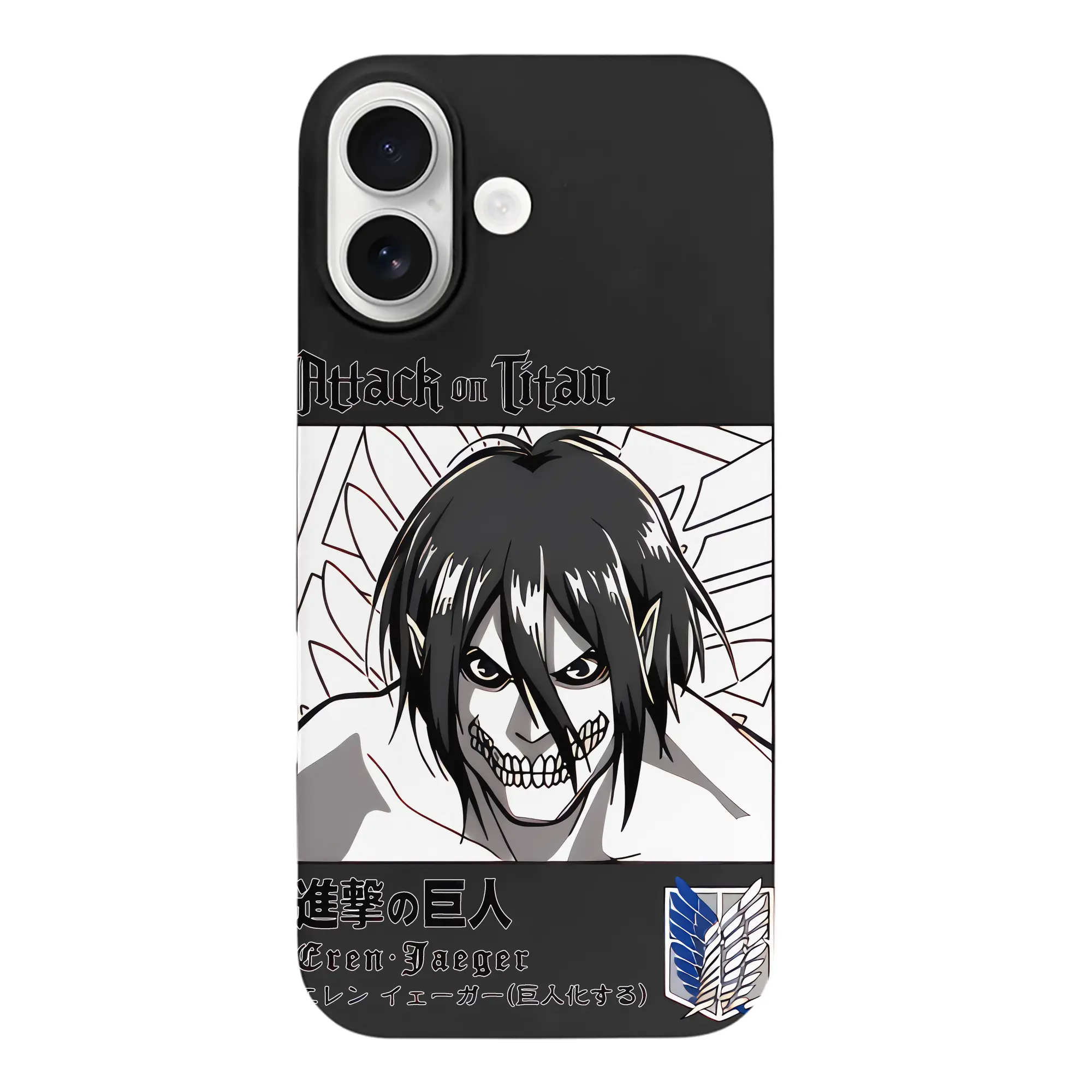 進撃の巨人 グッズ エレン・イェーガー - iPhone 17 シリーズ シリコンケース 薄型 耐衝撃 指紋防止 ソフトタッチカバー 精密フィット 傷防止 保護ケース iPhone 17/17 Air/17 Pro/17 Pro Max 対応